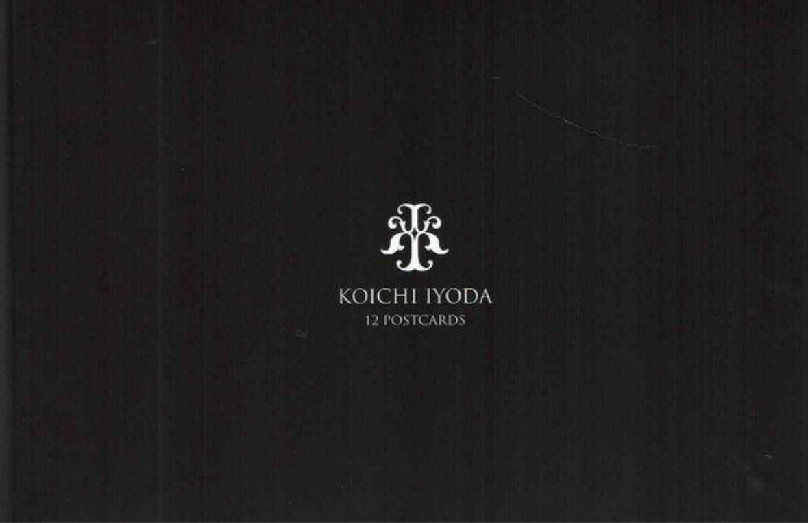 伊豫田晃一 ポストカード12枚セット:第二集「Reflection」(黒のケース)
