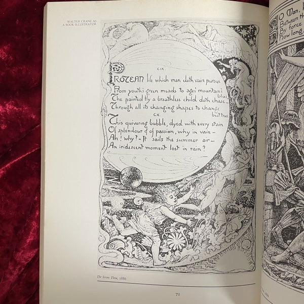 Walter Crane as a book illustrator ウォルター・クレイン 洋書