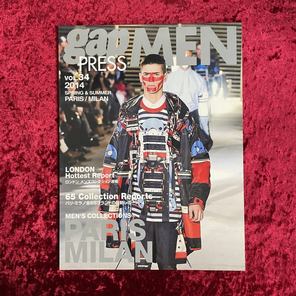 アート・デザイン・音楽 gap MEN PRESS gap MEN PRESS vol.34 2014年 SPRING＆SUMMER – 古書ドリス