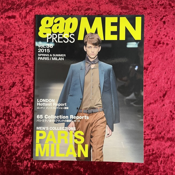 gap MEN PRESS vol.38 2015年 SPRING＆SUMMER AUTUMN＆WINTER – 古書ドリス