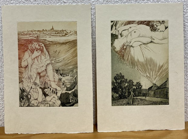 黄昏のウィーン ジャン・カスー著 生田耕作訳 アルフォンス・イノウエ署名入 特装本 120部内12番