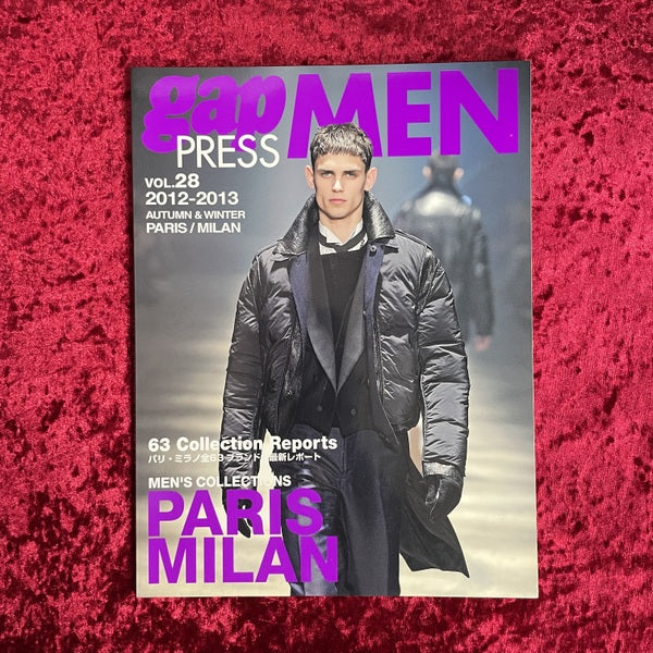gap MEN PRESS vol.28 2012年-2013年 AUTUMN&WINTER