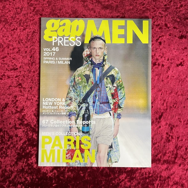 gap MEN PRESS vol.46 2017年 SPRING&SUMMER