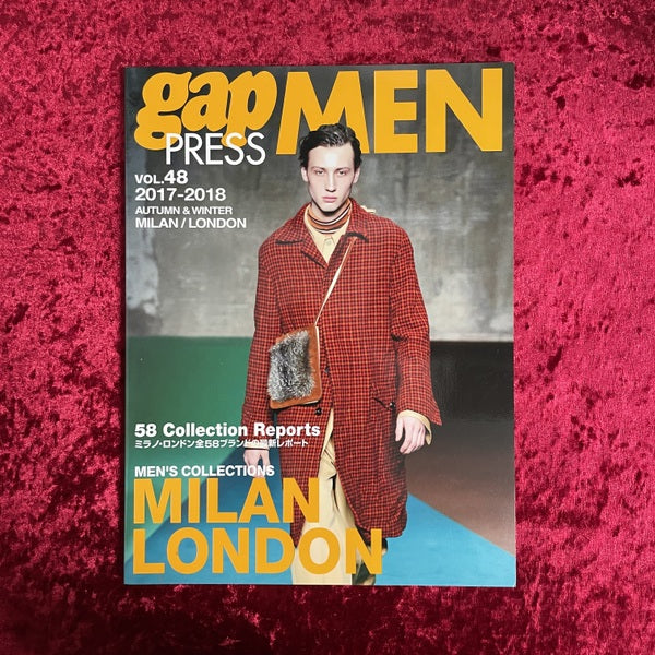 アート・デザイン・音楽 gap MEN PRESS gap MEN PRESS vol.48 2017年-2018年 AUTUMN＆WINTER – 古書ドリス