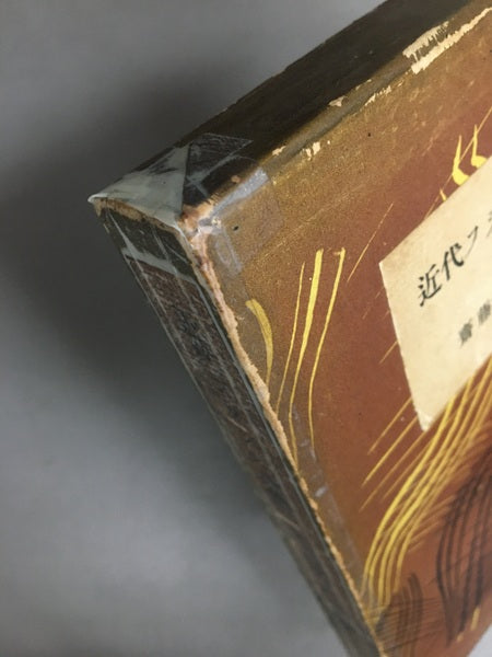 近代フランス詩集 斎藤磯雄 訳編 【林由紀子蔵書票貼り付け】