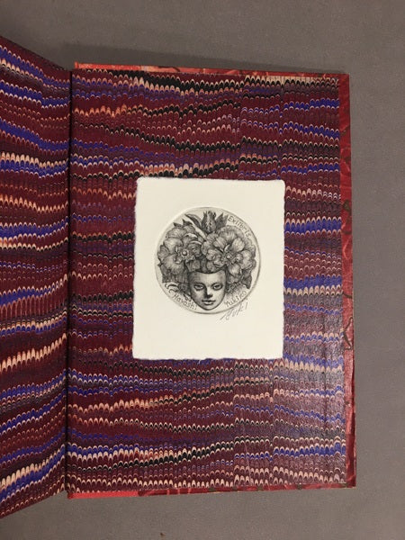 珊瑚集 永井荷風 訳著 【林由紀子蔵書票貼り付け】