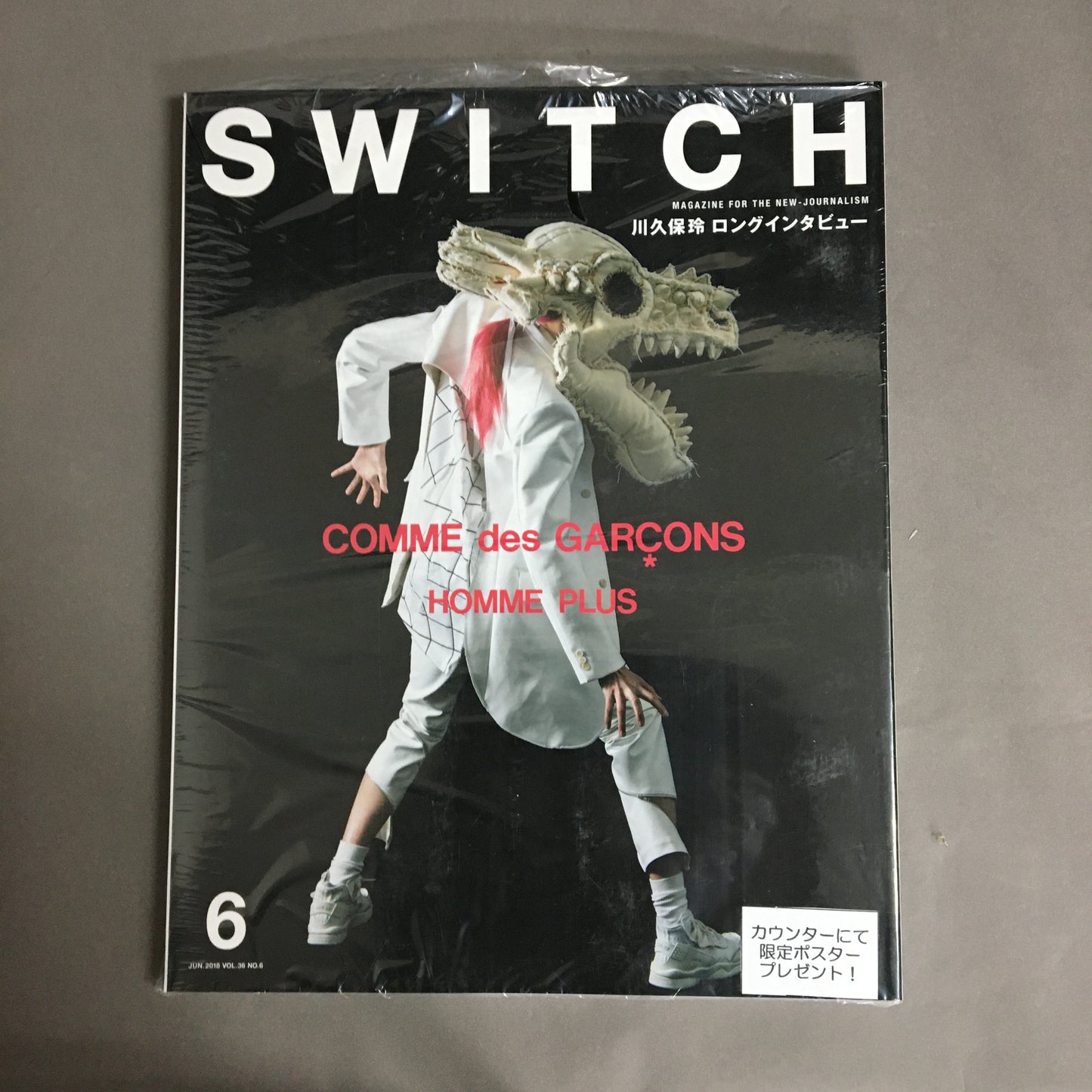 SWITCH Vol.36 No.6 特集:川久保玲 白の衝撃 Comme des Gar?ons Homme Plus