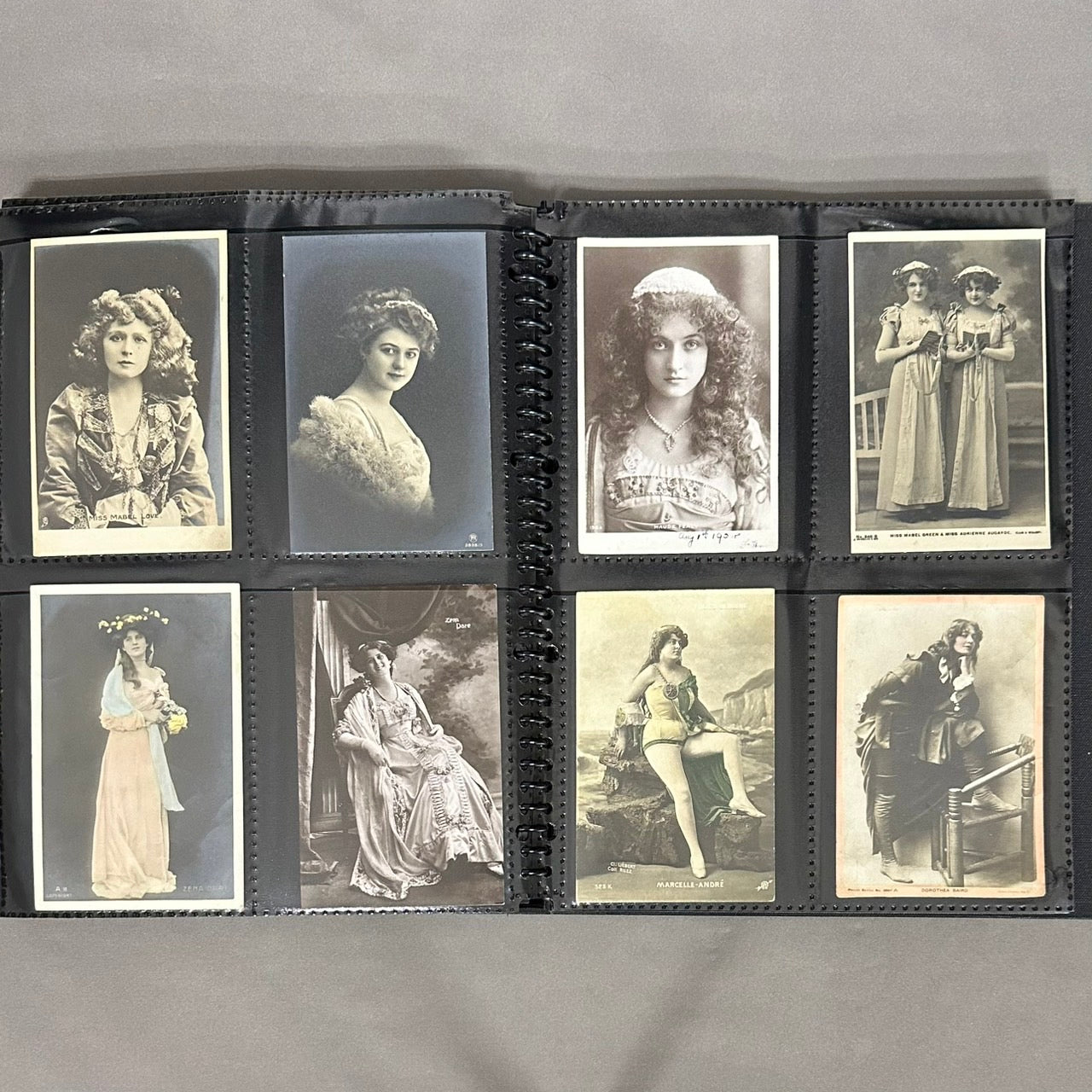 女優、ファッション 林由紀子さんの絵葉書コレクション 278枚