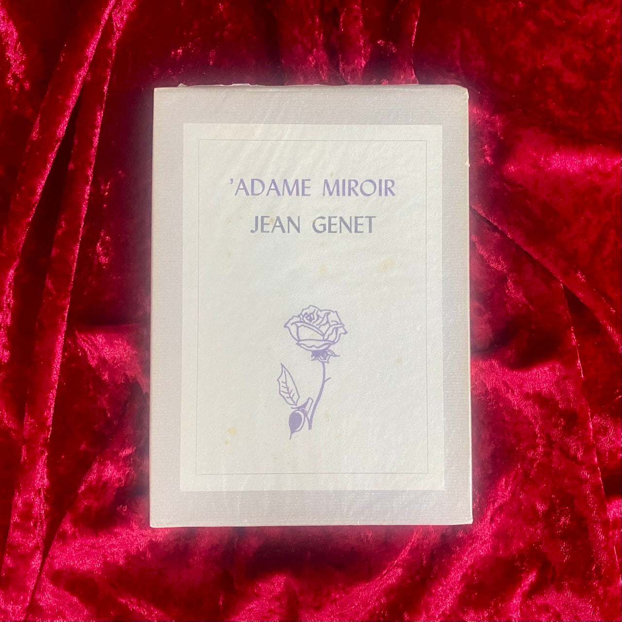 アダム・ミロワール ジャン・ジュネ 一羽昌子 訳 限定970部内464番