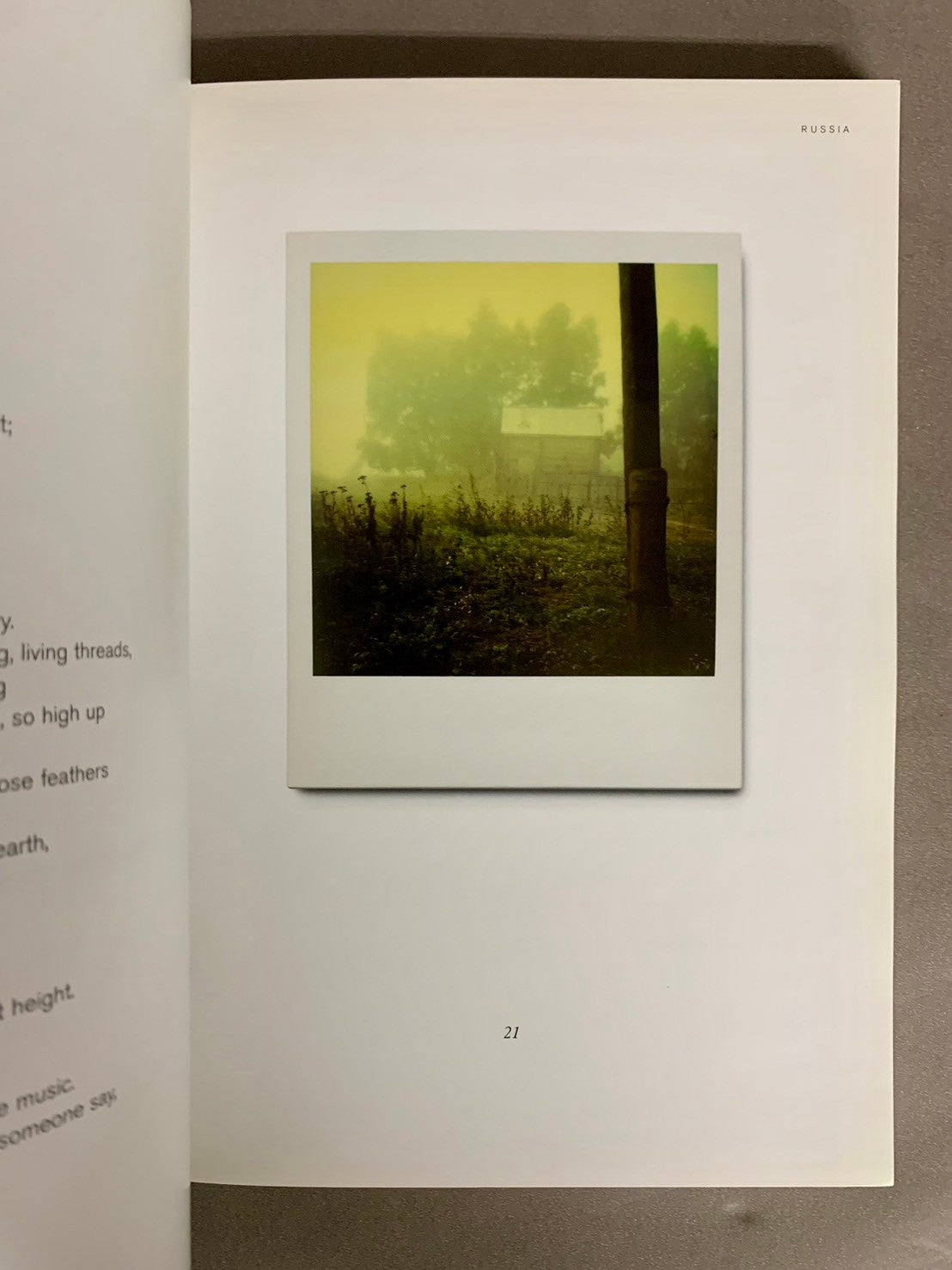 Instant Light Tarkovsky Polaroids タルコフスキーのポラロイド写真 洋書