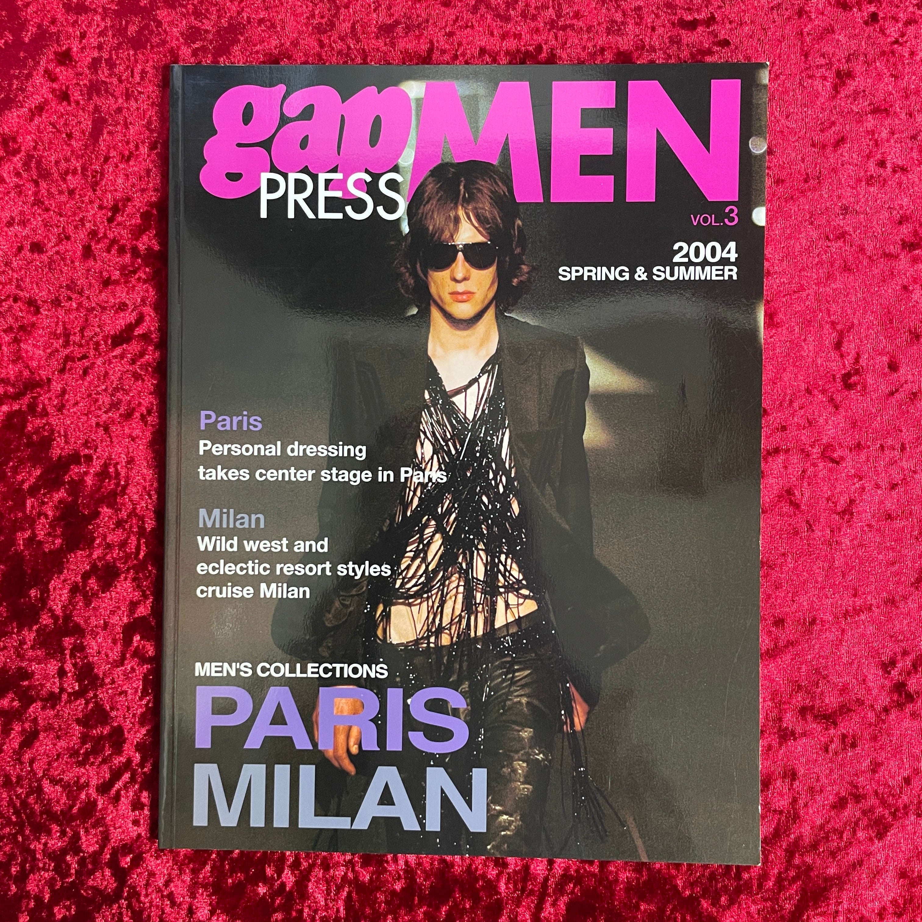 入荷案内】『gap press MEN』VOL.3(2004年)〜 VOL.49(2017-2018AW 入荷案内】『gap press MEN』VOL.3(2004年)〜 VOL.49(2017-2018AW