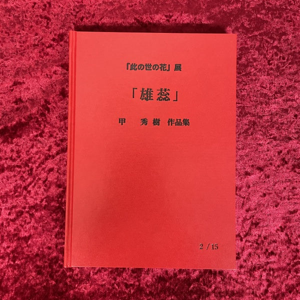 雄蕊 　甲秀樹 作品集　「此の世の花」展　15部限定