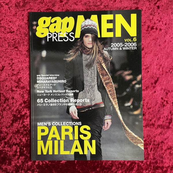 gap MEN PRESS vol.6 2005年-2006年 AUTUMN＆WINTER