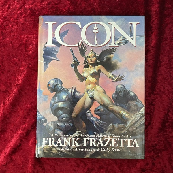 Icon: A Retrospective by the Grand Master of Fantastic Art Frank Frazetta 洋書 フランク・フラゼッタ