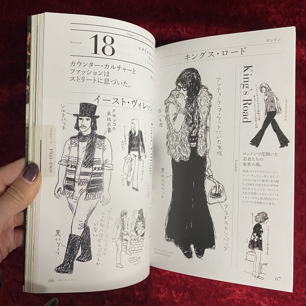 日本現代服飾文化史　ジャパンファッションクロニクルインサイトガイド　1945-2021