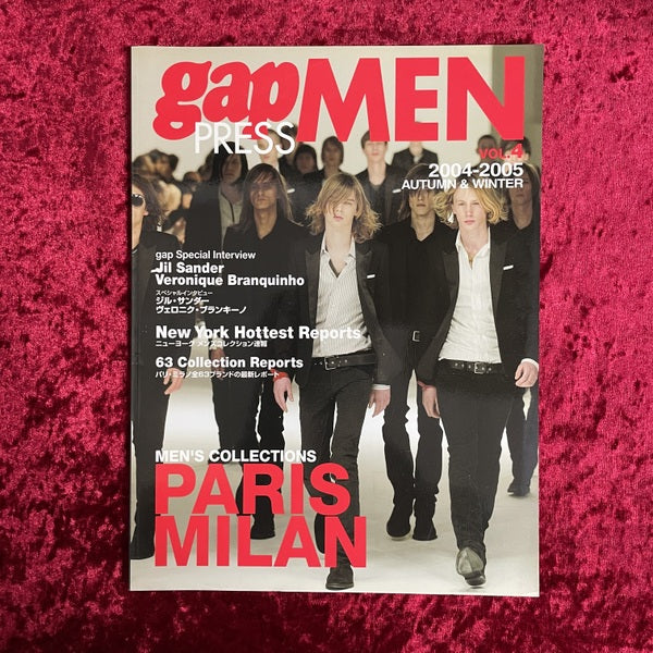 gap MEN PRESS vol.4 2004年-2005年 AUTUMN＆WINTER