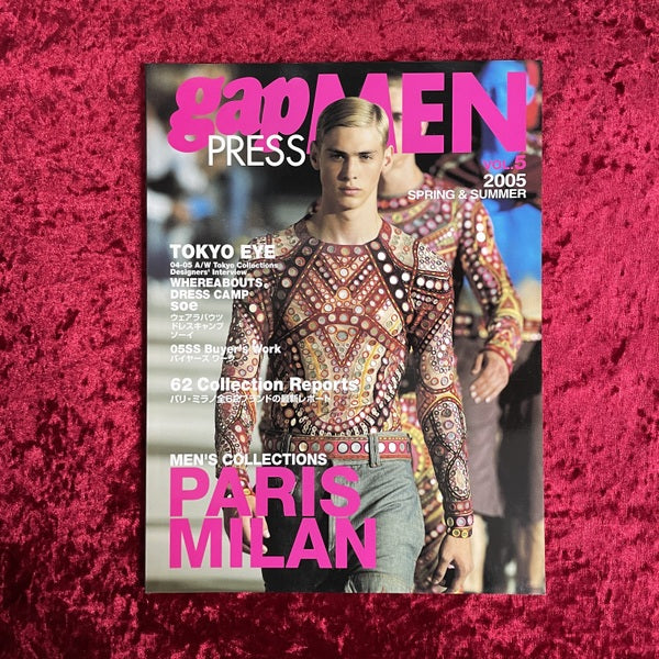 gap MEN PRESS vol.5 2005年 SPRING＆SUMMER