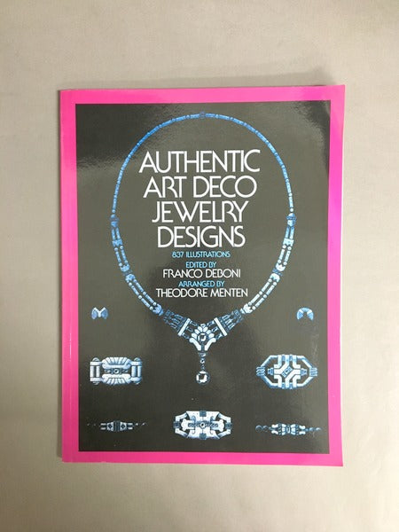 AUTHENTIC ART DECO JEWELRY DESIGNS　アール・デコ期のジュエリーデザイン　洋書