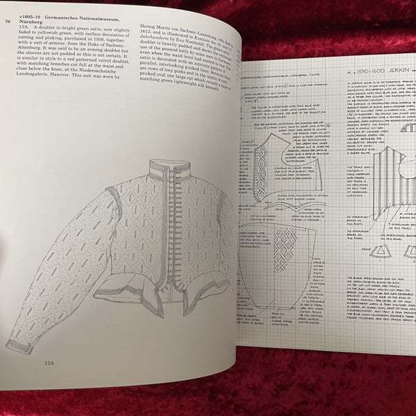Patterns of Fashion: The cut and construction of clothes for men and women c.1560-1620　洋書
