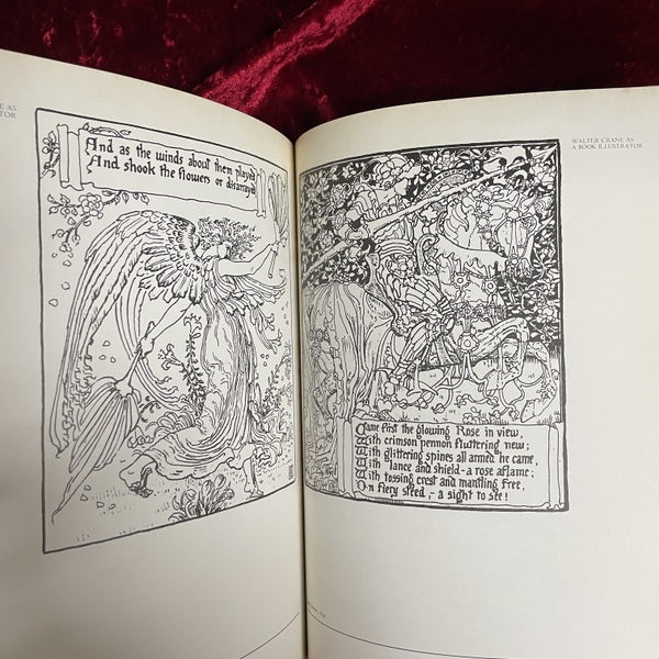 Walter Crane as a book illustrator ウォルター・クレイン　洋書　