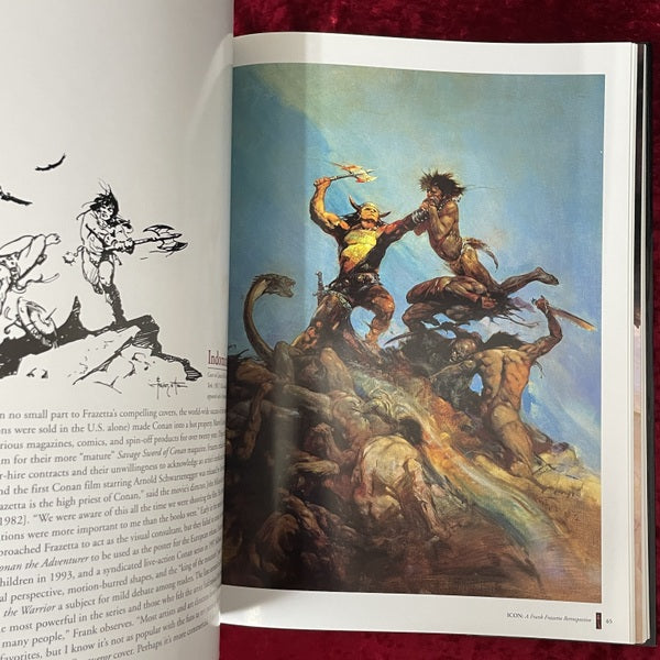 Icon: A Retrospective by the Grand Master of Fantastic Art Frank Frazetta 洋書 フランク・フラゼッタ