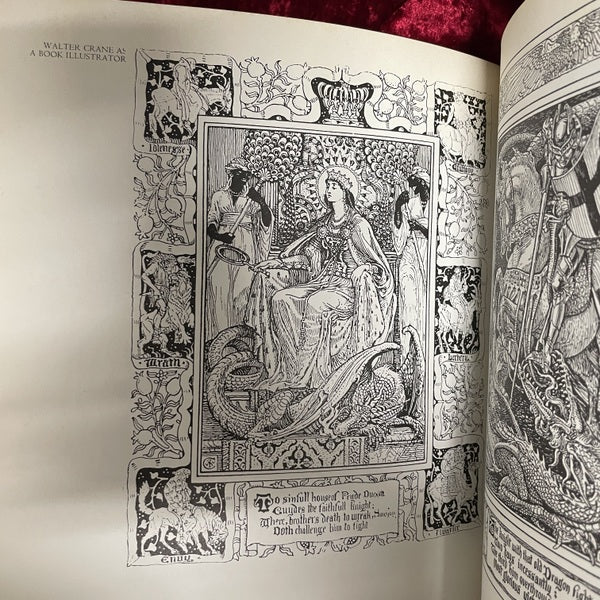 Walter Crane as a book illustrator ウォルター・クレイン　洋書　