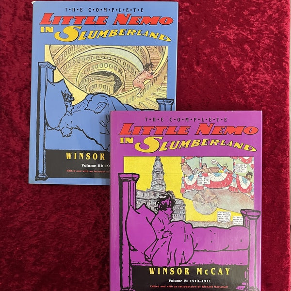 The Complete Little Nemo in Slumberland: Vol. 1, 1905-1907／Vol. 2, 1907-1908／Vol. 3, 1908-1910／Vol. 4, 1910-1911　4冊セット　ウィンザー・マッケイ Vol.1～4 4冊セット
