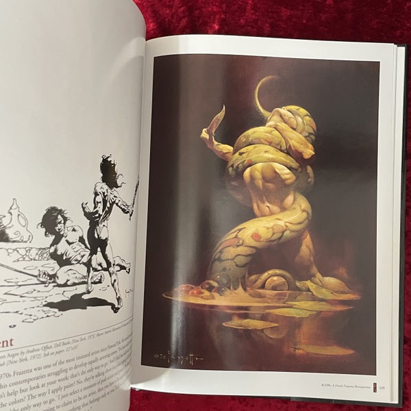 Icon: A Retrospective by the Grand Master of Fantastic Art Frank Frazetta 洋書 フランク・フラゼッタ