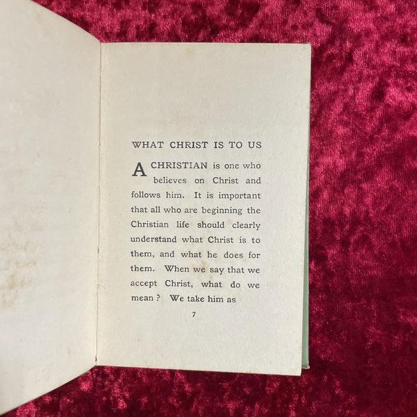 WHAT IT IS TO BE A CHRISTIAN アンティーク　洋古書