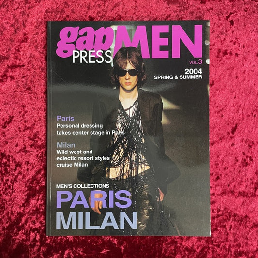 gap MEN PRESS vol.3 2004年 SPRING＆SUMMER