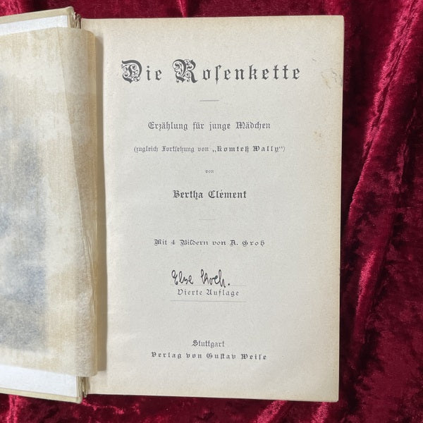 DIE ROSENKETTE (薔薇の鎖)　アンティーク　洋古書　