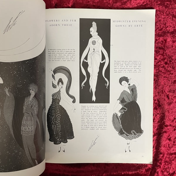 Erté's Fashion Designs 　218 illustrations from "Harper's bazar," 1918-1932　洋書