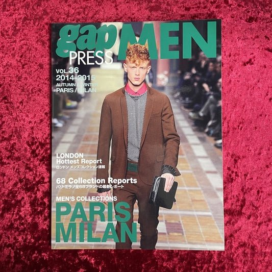 gap MEN PRESS vol.36 2014年-2015年 AUTUMN＆WINTER