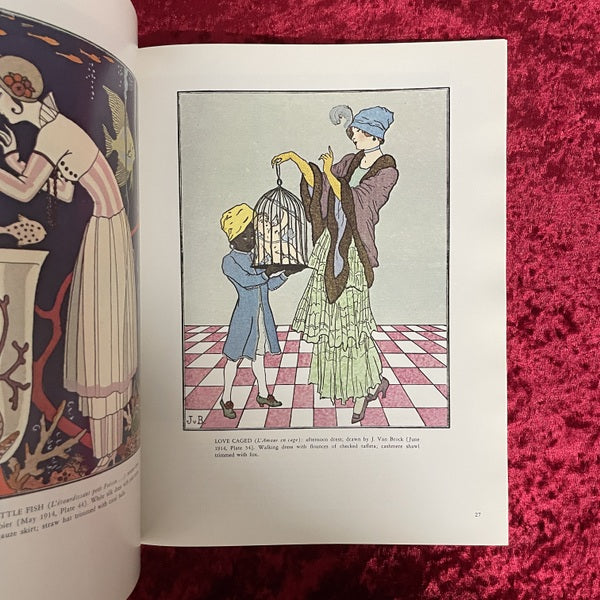 French Fashion Plates in Full Color from Gazette Du Bon Ton (1912-1925）