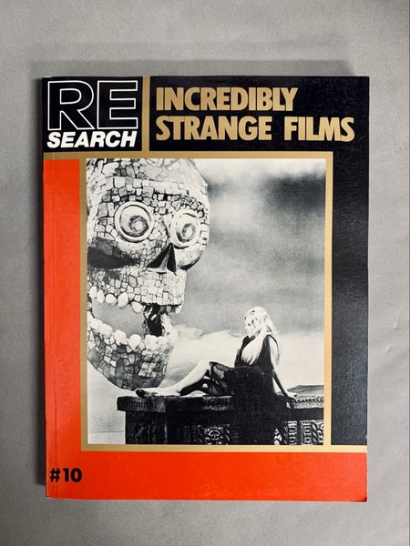 RE/SEARCH　INCREDIBLY STRANGE FILMS　No.10　雑誌リサーチ、映画　洋書