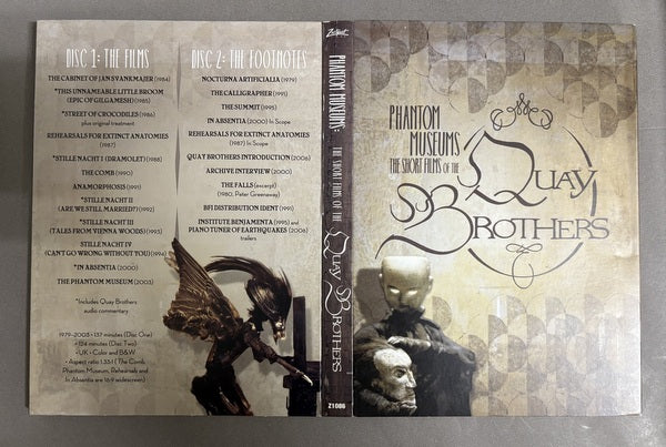 Phantom Museums: The Short Films of the Quay Brothers DVD