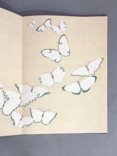 A Flight of Butterflies　神坂雪佳『蝶千種』　洋書　【林由紀子さんの蔵書票入り】