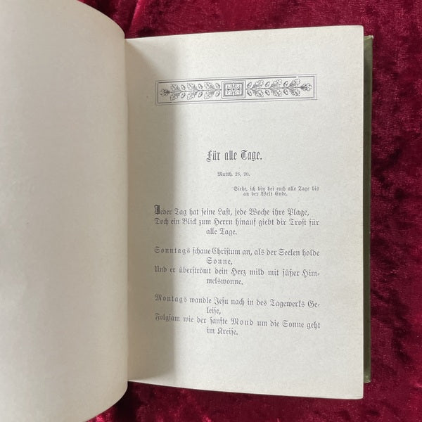 Auf einsamen Gangen (孤独な小道にて)　アンティーク　洋古書