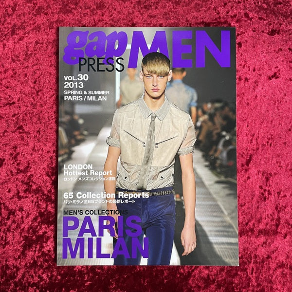 gap MEN PRESS vol.30 2013年 SPRING＆SUMMER