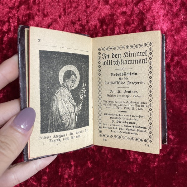 カトリック祈祷書（1900年）　アンティーク　