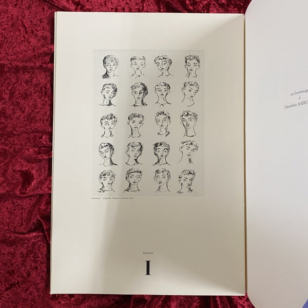 金子國義銅版画集 : METONYMIE　換喩　 内容見本パンフレット