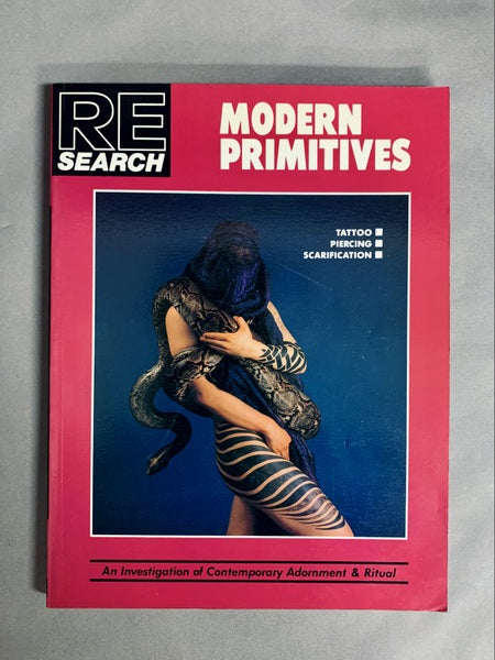 RE/SEARCH　MODERN PRIMITIVES　雑誌リサーチ、モダン・プリミティヴズ　洋書