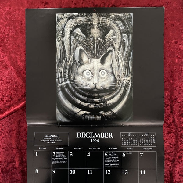 H.R. Giger Morpheus 1996 カレンダー