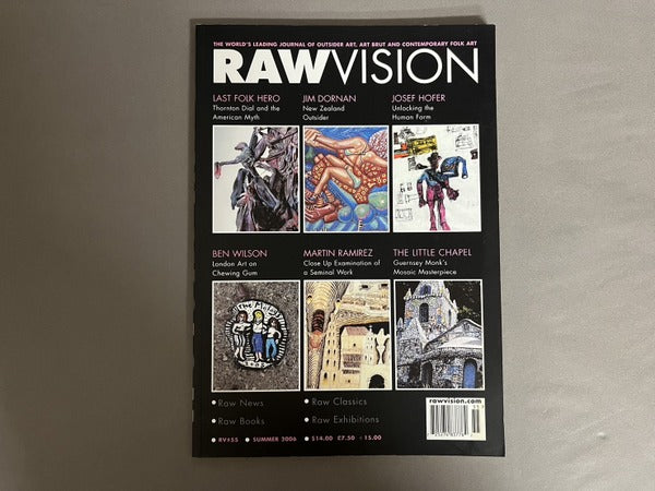 RAW VISION　ART BEYOND THE MAINSTREAM 　No.55　アウトサイダー・アート　洋書