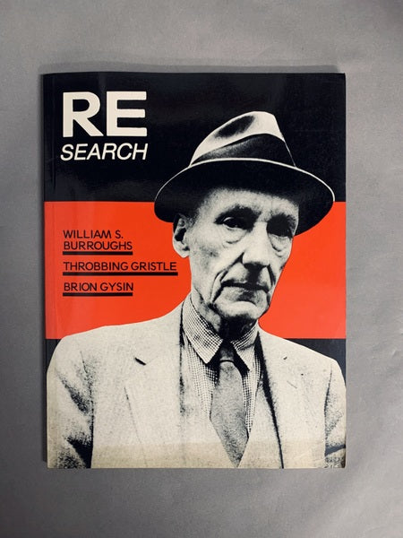 RE/SEARCH　W・S・BURROUGHS/THROBBING GRISTLE/B・GYSIN　雑誌リサーチ、ウィリアム・バロウズ　洋書