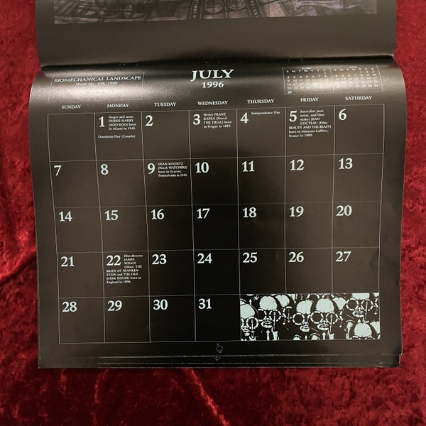 H.R. Giger Morpheus 1996 カレンダー