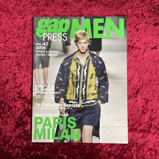 gap MEN PRESS vol.42 2016年 SPRING＆SUMMER