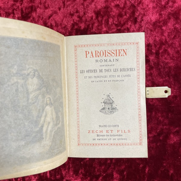 Petit Paroissien Romain カトリックの祈祷書