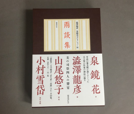 雨談集　泉鏡花 著　澁澤龍彦 編　山尾悠子 解説