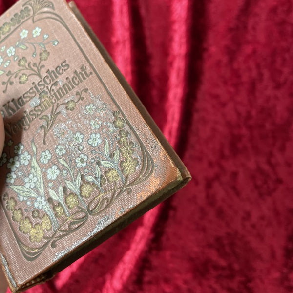 Klassisches Vergissmeinnicht アンティーク　洋古書